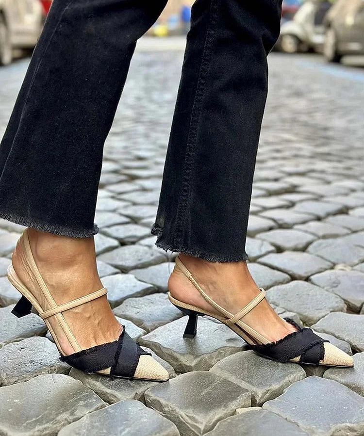 Nikolett - Elegáns slingback cipők
