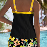 Nóra | Kétreszes Elegáns Tankini Szett