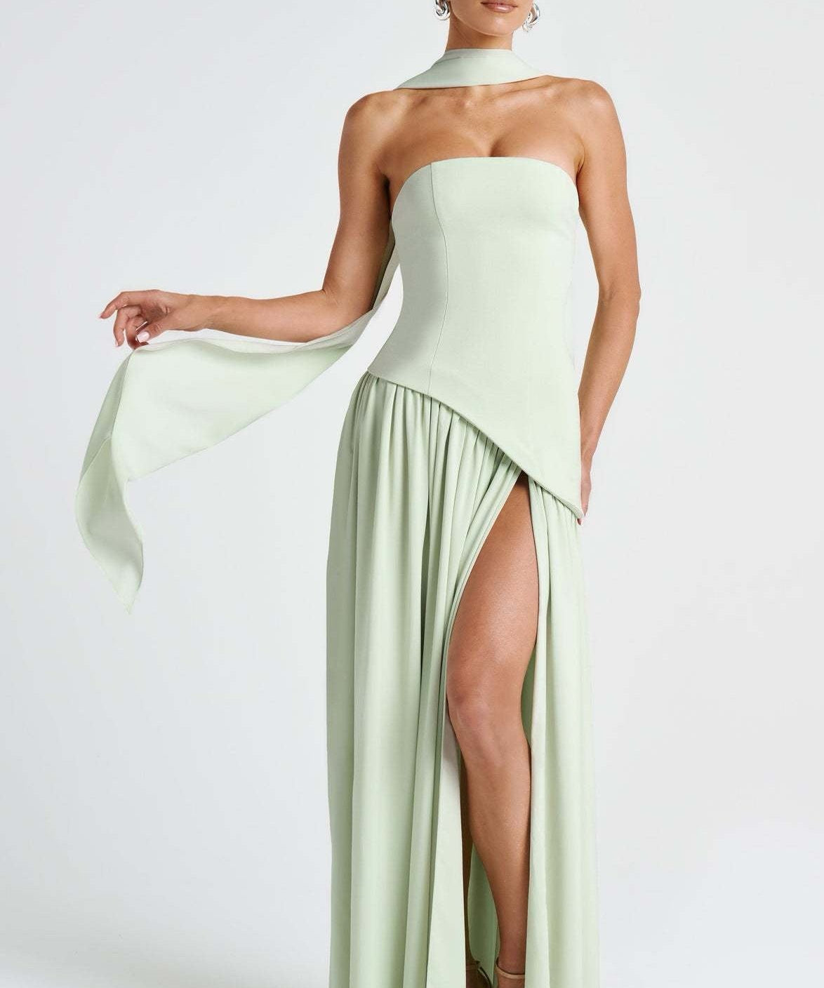 Flóra - Elegáns hosszú ruha