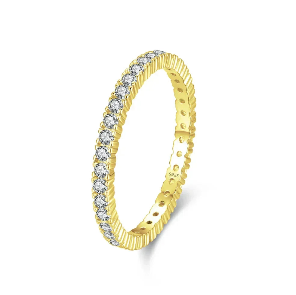 Minimalista örökkévalóság gyűrű