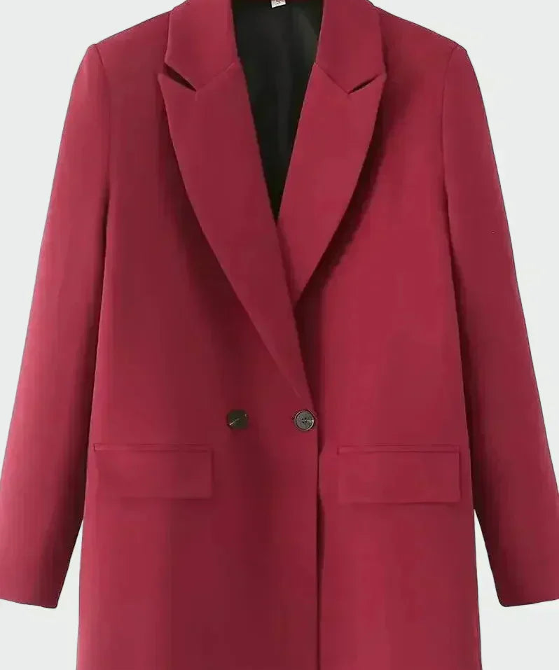 Krisztina - Oversized kabát modern vonallal