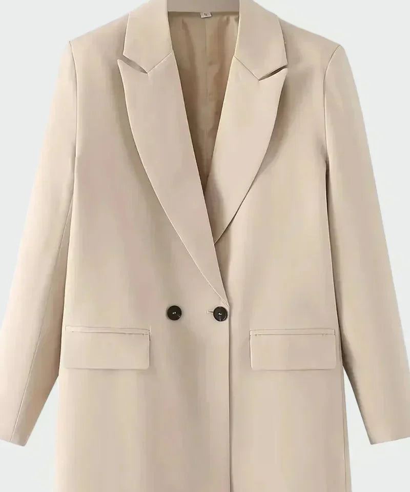 Krisztina - Oversized kabát modern vonallal