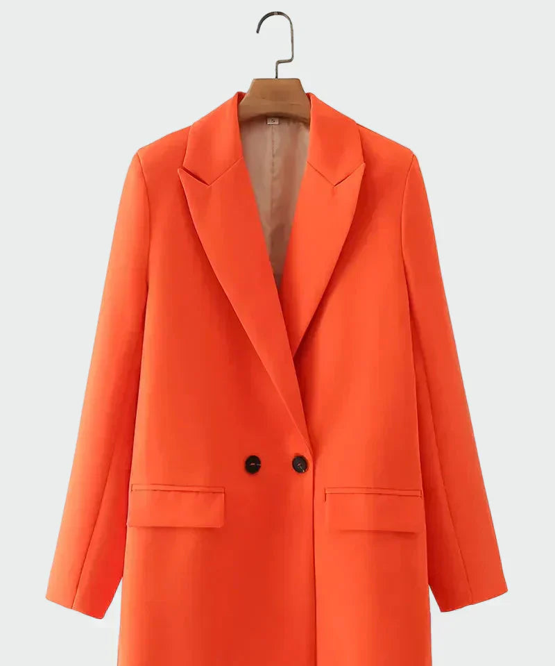Krisztina - Oversized kabát modern vonallal