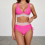 Elara | Alakformáló Push-Up Bikini Magas Derekú Tervezéssel
