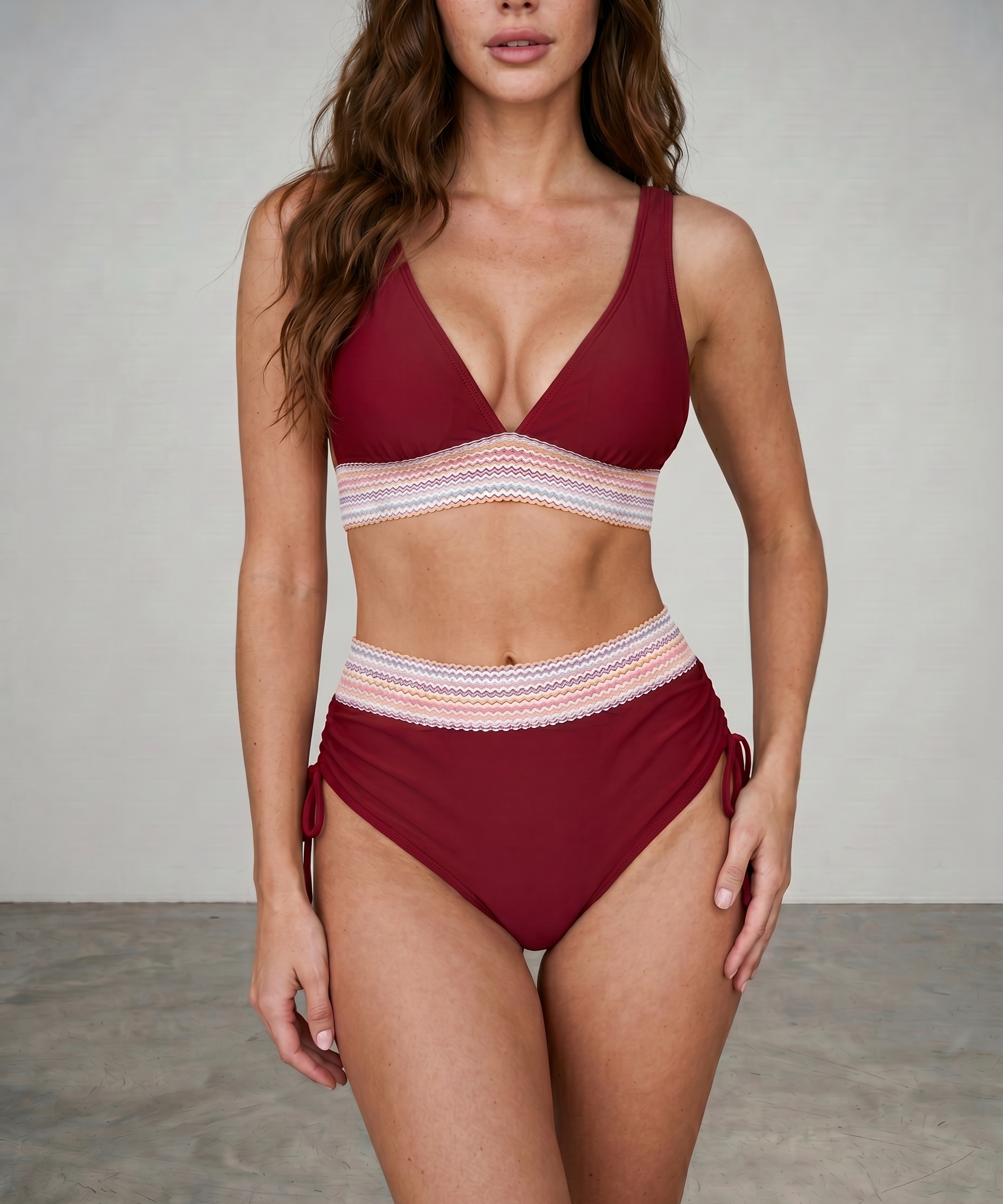 Elara | Alakformáló Push-Up Bikini Magas Derekú Tervezéssel
